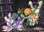  2019 absurd_res anal anal_penetration bookshelf cub duo equid eyes_closed female feral flurry_heart_(mlp) friendship_is_magic furry_heart_(mlp) hi_res hooves horn mammal my_little_pony oral oral_penetration penetration ponypron pumpkin_cake_(mlp) tentacles triple_penetration underhoof unicorn vaginal vaginal_penetration winged_unicorn wings young 