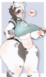  &lt;3 absurd_res anthro belly big_breasts blush breasts canid canine canis clothed clothing clothing_lift domestic_dog eyewear female glasses hi_res huge_breasts huge_thighs mammal nipple_piercing nipples niucniuc piercing shirt shirt_lift slightly_chubby solo thick_thighs tight_clothing topwear wide_hips 