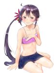  akebono_(kancolle) bikini breast_hold c-da kantai_collection swimsuits 