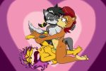  &lt;3 3:2 anthro anthro_on_anthro arm_grab bodily_fluids breast_squish breasts canid canine canis cheek_tuft chipmunk dipstick_tail ear_piercing feet female female/female fur genital_fluids ground_squirrel group group_sex hair herpestid hi_res interspecies kissing leg_grab lupe_the_wolf making_out mammal mina_mongoose mongoose motion_lines multicolored_fur multicolored_tail navel nipples nude open_mouth piercing purple_hair pussy pussy_juice questionable_consent raised_leg red_hair rodent sally_acorn sciurid sex simple_background soles sonic_(series) spread_legs spreading squish threesome tinydevilhorns tinydevilhorns_(artist) tribadism tuft two_tone_fur vaginal wolf 