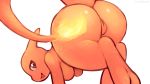  16:9 2019 anthro anthrofied barefoot bent_over breasts butt butt_focus charmeleon female hi_res napdust nintendo nude pok&eacute;mon pok&eacute;mon_(species) pussy simple_background solo tongue tongue_out video_games 