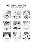  2019 bodily_fluids bowser bowser_jr. cum digital_media_(artwork) english_text eyes_closed genital_fluids headshot_portrait iggy_koopa japanese_text koopa koopaling larry_koopa lemmy_koopa looking_pleasured ludwig_von_koopa mario_bros monochrome morton_koopa_jr. nintendo open_mouth open_smile portrait roy_koopa saya26 scalie sharp_teeth simple_background smile teeth text video_games wendy_o._koopa white_background 