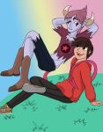  absurd_res duo hi_res human male mammal marco_diaz star_vs._the_forces_of_evil tom_lucitor 