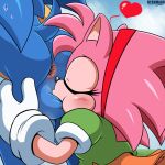  &lt;3 1:1 amy_rose anthro anus ball_suck balls bodily_fluids butt duo eulipotyphlan female hedgehog hyoumaru male male/female mammal oral penis sex sonic_(series) sonic_the_hedgehog sucking sweat 