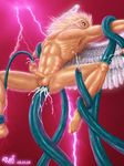  1boy anal angel barefoot boy_rape cock_docking cum cum_in_ass cum_in_boy cum_inside held_up insertion legs_held_open male male_focus monster muscle nude object_insertion penis penis_insertion penis_tentacles rape solo suspension tentacle tentacle_rape tentacles_on_male urethral urethral_insertion wings yaoi 