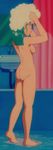  ass breasts bulma cap dragon_ball dragonball female full_body highres indoors legs long_image nipples nude nude_filter photoshop screencap smile solo tall_image 