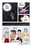  4boys animal_ears comic demon dog_ears english female funny inuyasha inuyasha_(character) koga male miroku sesshoumaru tagme topless 