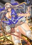  armlet armor breasts brown_hair curvy garter_belt gloves habit jewelry large_breasts long_hair mole myouga nun panties queen's_blade queen's_blade_rebellion sigui_(queen's_blade) skirt solo thick_thighs thighhighs thighs thong underwear wide_hips 