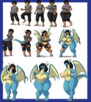  2017 anthro barefoot big_breasts black_hair blush bottomwear breast_growth breasts butt butt_from_the_front clothing dragon eyes_closed eyewear female gender_transformation glasses hair hand_on_breast hand_on_hip hi_res horn horn_growth human human_to_anthro male mammal mtf_transformation navel nipples nude on_one_leg open_mouth pants pussy sequence shirt shocked short_hair slipe smile solo species_transformation standing tail_growth thick_thighs tongue tongue_out topwear torn_clothing transformation voluptuous wide_hips wing_growth 