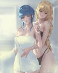  azto_dio bikini fire_emblem fire_emblem_three_houses ingrid_(fire_emblem) marianne_(fire_emblem) swimsuits tattoo towel wet yuri 