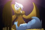  anthro avian big_breasts breasts culu-bluebeaver female friendship_is_magic gilda_(mlp) gryphon hi_res male male/female my_little_pony penetration penis pubes vaginal vaginal_penetration 