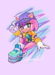  amy_rose clothing eulipotyphlan female hat headgear headwear hedgehog invalid_color invalid_tag mammal niku sonic_(series) 