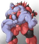  anal anal_penetration balls biceps bodily_fluids cum duo feet genital_fluids gojho humanoid_penis incineroar machoke male male/male muscular muscular_male nintendo nipples pecs penetration penis pok&eacute;mon pok&eacute;mon_(species) sex tongue video_games 