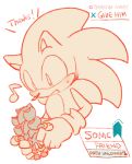  anthro blush clothing detroit:_become_human dialogue duo english_text eulipotyphlan footwear gloves handwear hedgehog holding_character male mammal micro musical_note shadow_the_hedgehog shoes sikai simple_background size_difference smile sonic_(series) sonic_the_hedgehog text white_background 