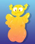  antlers areola breasts cartoon_network fairy female hi_res horn navel nipples penny_fitzgerald pussy qoolguyart smile solo the_amazing_world_of_gumball thick_thighs wet wings 