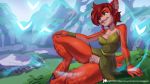  16:9 2019 4_fingers activision alanscampos anthro brown_hair cervid clothed clothing digital_media_(artwork) elora faun female fingers green_eyes hair hi_res hooves mammal patreon short_hair solo spyro_the_dragon url video_games 