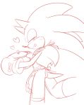  &lt;3 anthro apron blush clothing cooking_pot eulipotyphlan gloves grin handwear hedgehog holding_object knee_highs legwear male mammal sikai simple_background sketch smile socks solo sonic_(series) sonic_the_hedgehog walking white_background 