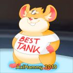  1:1 axlhammy blizzard_entertainment clothing cricetid fur hammond_(overwatch) hamster hi_res mammal overwatch rodent solo video_games 