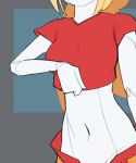  animated blonde_hair bouncing_breasts breasts cave_story clothed clothing clothing_lift curly_brace female flashing hair humanoid machine midriff navel nickleflick nipples not_furry robot shirt shirt_lift simple_background solo topwear video_games 
