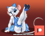  accessory anthro clothing disney female garter mammal miss_kitty_mouse mouse murid murine rodent siroc the_great_mouse_detective 