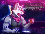  4:3 alcohol beverage blush canid canine canis drunk mammal neckerchief nintendo star_fox substance_intoxication text ventkazemaru video_games wolf wolf_o&#039;donnell 