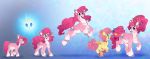  absurd_res blue_eyes cutie_mark equid equine female feral friendship_is_magic fur green_eyes hair hi_res hooves mammal my_little_pony pink_fur pink_hair pink_hooves pinkie_pie_(mlp) turnipberry yellow_fur 