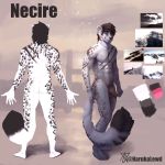  1:1 2019 abs anthro athletic balls big_tail black_fur black_hair blue_eyes blush butt city claws dark_hair felid fur hair hi_res humanoid_penis invalid_tag long_tail looking_at_viewer male mammal markings model_sheet muscular naruka necire_(character) painting palette pantherine pecs penis pink_eyes scar simple_background specie:feline specie:mammal specie:snow_leopard white_fur 