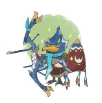  2019 adrift_roars anthro avian beak bird breath_of_the_wild hi_res male nintendo pok&eacute;mon pok&eacute;mon_(species) revali rito simple_background sirfetch&#039;d solo the_legend_of_zelda video_games 