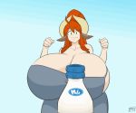  animal_humanoid animated big_breasts bouncing_breasts bovid bovid_humanoid bovine bovine_humanoid breasts cleavage clothed clothing female huge_breasts humanoid hyper hyper_breasts mammal mammal_humanoid marrazan nipple_outline 