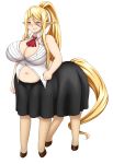  absurd_res big_breasts blush breasts cakecatboy centaur centorea_shianus_(monster_musume) cleavage clothed clothing equid equid_taur female hi_res mammal mammal_taur monster_girl_(genre) monster_musume slightly_chubby taur 