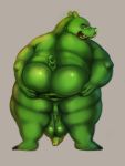  2019 angry_birds anthro anus backsack balls beard big_butt body_hair butt digital_media_(artwork) domestic_pig facial_hair foreskin gatorbeast green_balls green_penis green_skin hair hairy_balls hand_on_butt hi_res humanoid_penis king_leonard looking_back male mammal nude open_mouth overweight overweight_male penis perineum presenting pubes rear_view simple_background smile solo spread_anus spread_butt spreading suid suina sus_(pig) uncut unretracted_foreskin video_games 