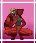  ahegao anthro breasts canid canine canis female hi_res horny_(disambiguation) hybrid looking_pleasured mammal open_mouth procyonid prometheuzone raccoon small_breasts solo spread_legs spreading tongue tongue_out wolf 