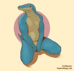 absurd_res anthro blush embarrassed hi_res komodo_dragon lizard male maodun monitor_lizard reptile scalie slightly_chubby solo 