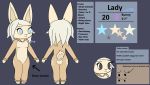  blue_eyes giantmilkdud hair invalid_tag lady_(gmd) lagomorph leporid mammal model_sheet onesie rabbit short_hair watermark 