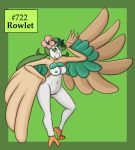  alternate_species anthro anthrofied avian bernardol22 bird breasts female flying furrification game_(disambiguation) grass hi_res hitori09 invalid_tag nintendo nipples non-mammal_breasts nude only pinup pok&eacute;dex pok&eacute;mon pok&eacute;mon_(species) pok&eacute;morph pose pussy rowlet transformation trial_captain_mallow video_games 
