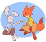  anthro bernie-buddy bottle canid canine clothed clothing disney duo female fox judy_hopps lagomorph leporid male mammal necktie nick_wilde rabbit zootopia 