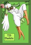  alternate_species anthro anthrofied avian bernardol22 bird breasts dartrix female flying furrification hi_res hitori09 nintendo nipples non-mammal_breasts nude pinup pok&eacute;dex pok&eacute;mon pok&eacute;mon_(species) pok&eacute;morph pose pussy solo trial_captain_mallow video_games 