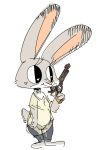  &lt;3 anthro clothed clothing disney female hi_res holding_gun holding_object holding_weapon judy_hopps lagomorph leporid mammal nobby_(artist) rabbit sketch solo weapon zootopia 