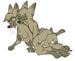  aardwolf anneke_(weaver) anthro anthro_on_anthro bite bodily_fluids breast_grab breasts cum cum_in_pussy cum_inside duo eyes_closed featureless_breasts female genital_fluids hand_on_breast hyaenid incest male male/female mammal neck_bite open_mouth pack_street penetration penis pussy sex tongue tongue_out vaginal vaginal_penetration visiti wolter_(weaver) 