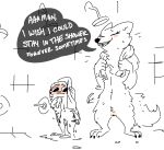  anthro being_watched blush canid canine dialogue disney duo english_text eyes_closed female fox jack_savage lagomorph leporid looking_at_another male mammal nobby_(artist) penis pussy rabbit shower sketch skye_(zootopia) speech_bubble stare teeth text towel water zootopia 