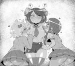  3girls ? arm_up armpits artist_request ass bike_shorts blush breast_grab female_pervert grabbing hasebe_kazumi kunio-kun_series misako_(kunio-kun) multiple_girls panties pervert pussy_juice river_city_girls shimada_mami skirt smell smelling smelling_armpit steam sweat underwear upskirt white_panties yuri 