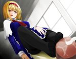  alice_margatroid cum feet foot footjob pantyhose penis touhou 