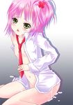  blush cum flat_chest hinamori_amu nipples shugo_chara shugo_chara! tears 