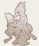  absurd_res anthro canid canine carrying disney duo eyes_closed female fox hi_res hug male mammal nick_wilde nobby_(artist) nude sitting skye_(zootopia) smile zootopia 