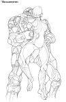  absurd_res bulge digital_media_(artwork) female hi_res humanoid mag_(warframe) male male/female penetration penis pussy restrained sex size_difference thechurroman vaginal video_games warframe wolf_of_saturn_six 