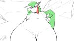  16:9 2019 4k absurd_res breasts front_view gardevoir hi_res humanoid looking_at_viewer low-angle_view nintendo nipples not_furry nude pok&eacute;mon pok&eacute;mon_(species) pussy quin-nsfw simple_background smile solo standing video_games 
