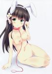  animal_ears bondage bunny_ears gochuumon_wa_usagi_desu_ka? hinata_yuu_(artist) naked nipples paper_texture pussy ujimatsu_chiya 