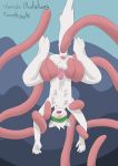  abstract_background absurd_res anthro anus blindfold domestic_ferret erection forced fur gaping gaping_anus hi_res knot male mammal mustela mustelid musteline rape solo tentacle_rape tentacle_sex tentacles villalobossand1 white_fur 