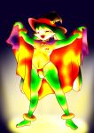  alternate_version_at_source anthro barefoot camel_toe clothed clothing cosplay feet female food fruit fundoshi hi_res humor japanese_clothing king_of_sorrow klonoa_(series) magic_user mio_klonoa nipples plant pumpkin silly underwear unknown_species video_games witch 