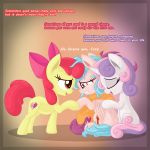  1:1 2019 absurd_res accessory apple_bloom_(mlp) bodily_fluids cozy_glow_(mlp) crying cutie_mark_crusaders_(mlp) dialogue earth_pony english_text equid equine eyes_closed female feral friendship_is_magic hair_accessory hair_bow hair_ribbon hi_res horn horse mammal my_little_pony open_mouth pony pterippus ribbons scootaloo_(mlp) sweetie_belle_(mlp) tears text unicorn vito wings young 